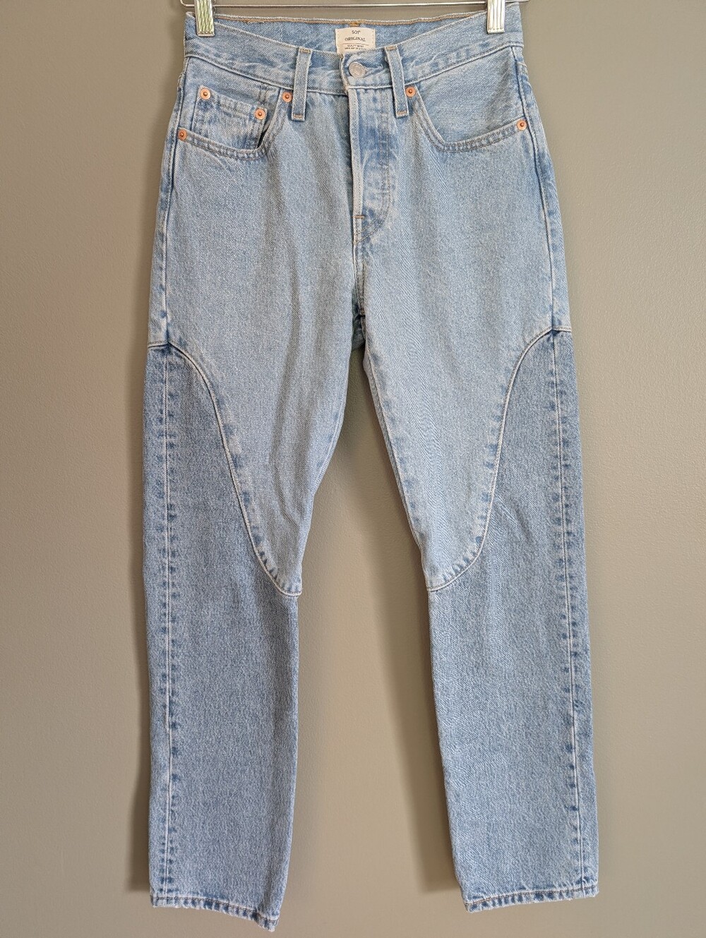 Levi's 501 Original Chaps Jeans Size 24/30